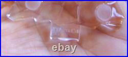Tiffany & Company Crystal Christmas Tree Ornament 3 Vintage with Box Soft Pouch