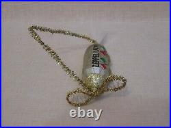 VINTAGE 1920's GLASS CHRISTMAS ORNAMENT GRAF-ZEPPLIN AIRSHIP-MADE in W. GERMANY