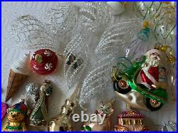 VNTG lot Christmas Ornament Star Wars Italy Kurt Adler Enesco Beaded glass chest