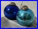 VTG-Christmas-Kugel-Mercury-Glass-Ornaments-Blue-Star-Silver-Tone-Crowns-Lot-2-01-xe