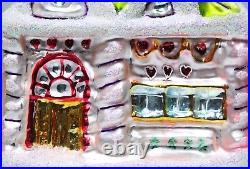 Vintage 1997 CHRISTOPHER RADKO Nibble Nibble Glass Christmas Ornament