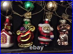 Vintage 48 Glass Thomas Pacconi Christmas Tree Ornament Bauble Figure Collection