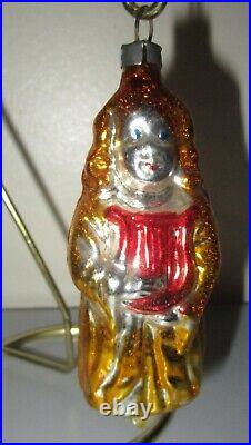 Vintage Germany Lot 12 Figural Angel, Girls ETC Mercury Glass Christmas Ornament