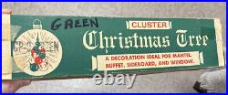 Vintage Glass Shiny Brite Cluster Christmas Tree in Original Box