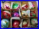 Vintage-Poland-Colorful-Glass-Christmas-Ornaments-Mica-Hand-Painted-Box-Of-12-QQ-01-fwyn