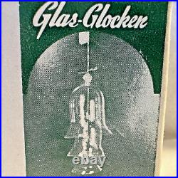 Vintage Rare Glas-Glocken Glass 3 Tier Nesting Bell Ornament Germany NEW IN BOX