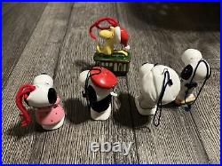 Vintage SNOOPY Christmas Ornament Figure Lot Made in Japan