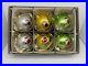 Vintage-Set-6-Christmas-Glass-Ornaments-Made-in-Poland-60-s-003-2636-80-RARE-NEW-01-wen