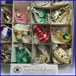 Vintage Smithsonian Glass Ornaments Lot of 50 Made in Germany