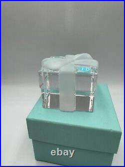 Vintage Tiffany & Co. Solid Crystal Christmas or Birthday Present with Box