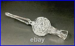 Vintage Waterford Tree Topper Cut Crystal Sparkly Christmas Finial Ireland EUC