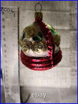 Vintage West Germany Mercury Glass Christmas Ornaments
