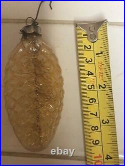 Vintage/antique Christmas ornament Wire inside Glass