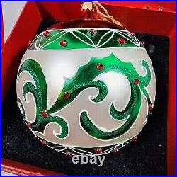 Waterford Christmas Ornaments North Pole Masterpiece Ball Ltd Ed